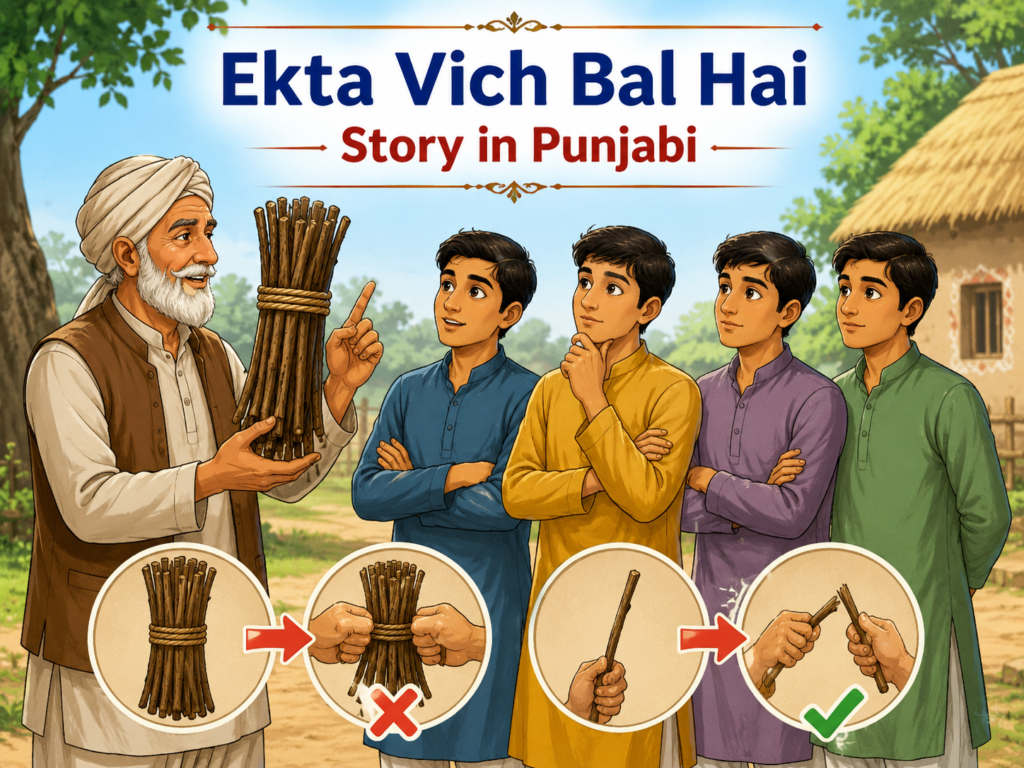 Ekta Vich Bal Hai Story in Punjabi