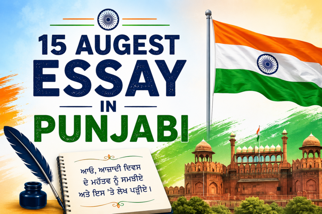 15 Augest essay in Punjabi