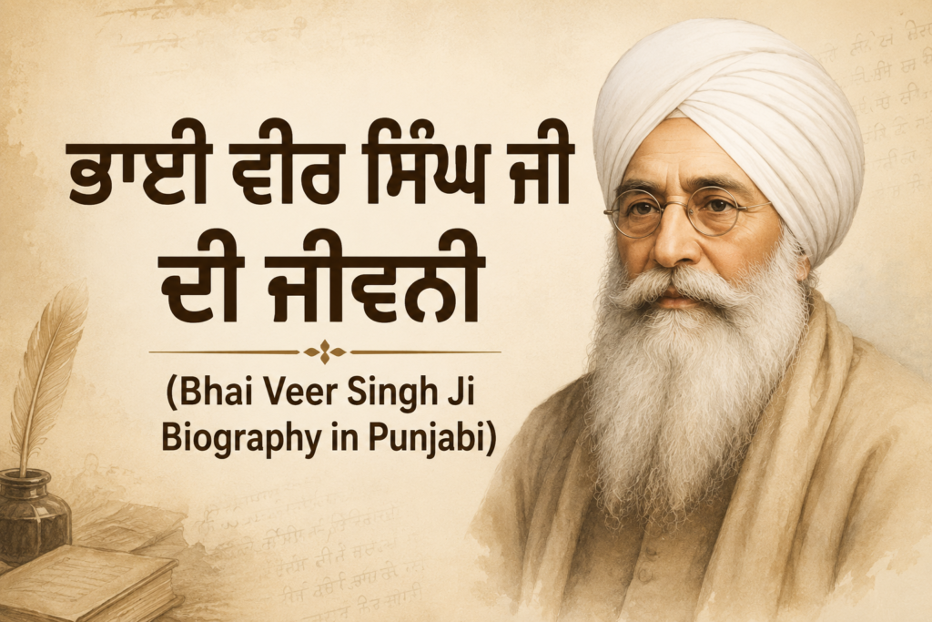 Bhai veer Singh ji Jivani in Punjabi Language