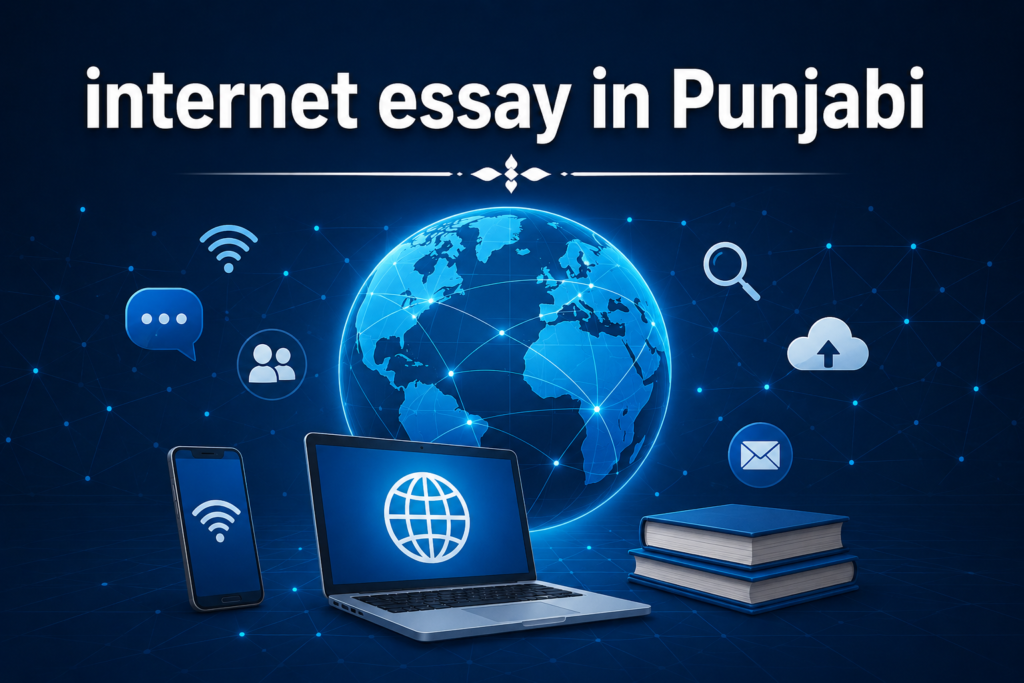 internet essay in Punjabi