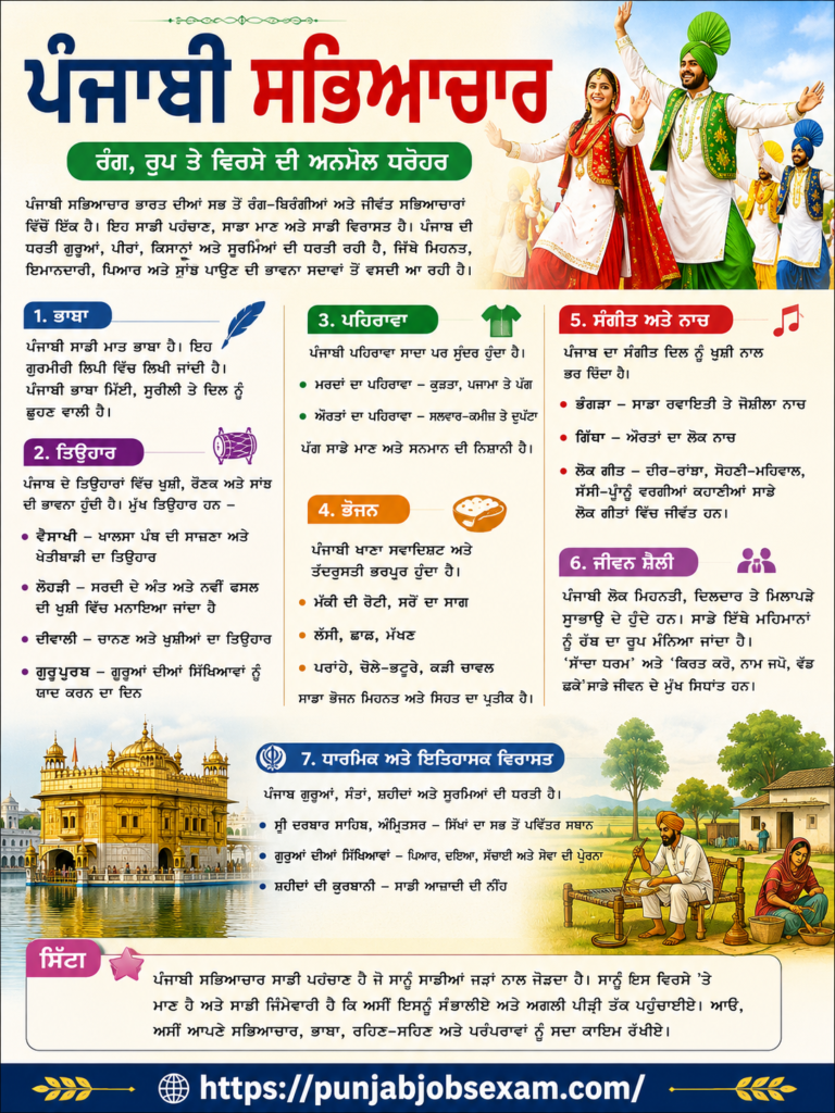 essay on punjabi culture in punjabi