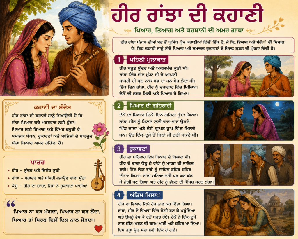 Heer Ranjha Story in Punjabi